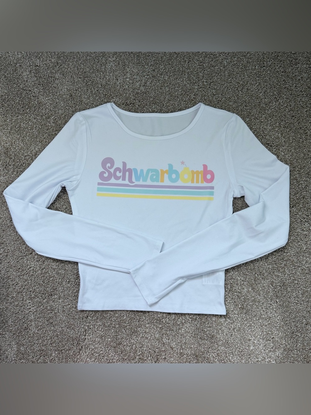 Philadelphia Phillies Pastel “Schwarbomb” Cropped Long Sleeve